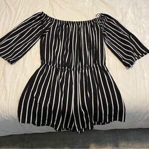 Off the shoulder romper